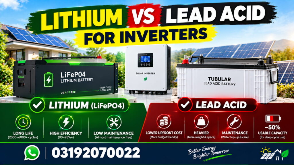 Lithium vs Lead Acid for Inverters