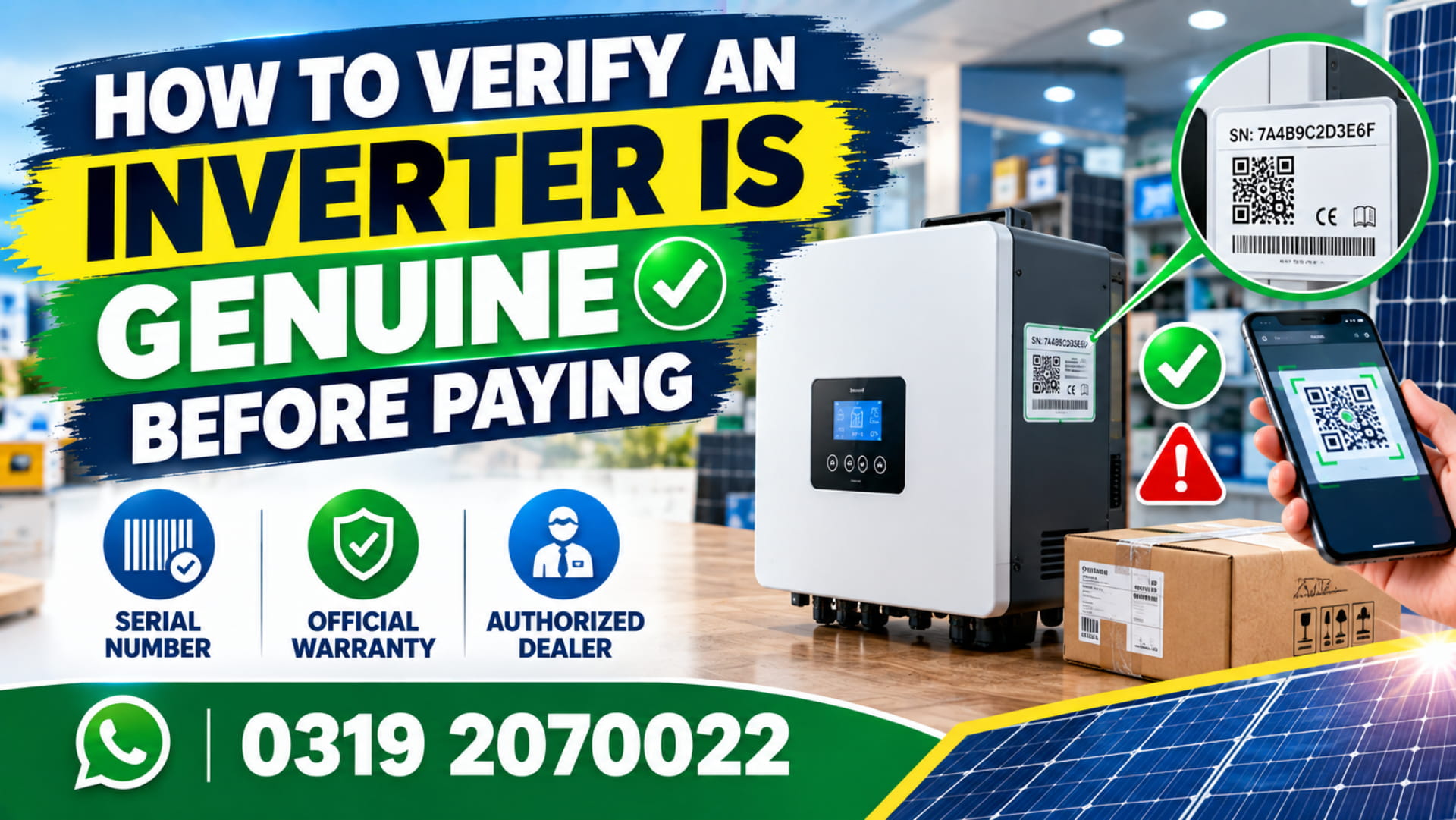 How to Verify an Inverter Is Genuine Before Paying