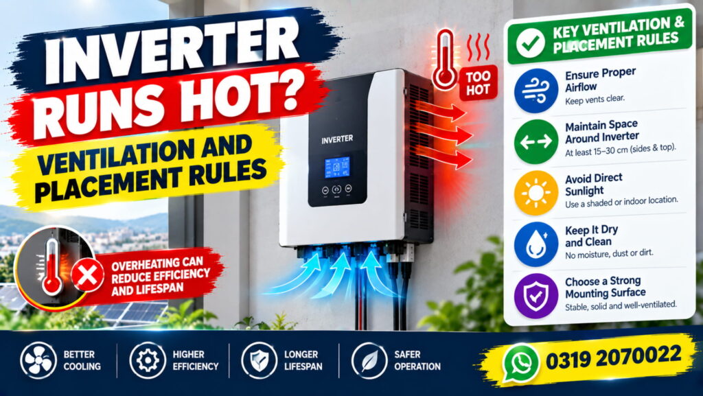 Inverter Runs Hot: Ventilation and Placement Rules