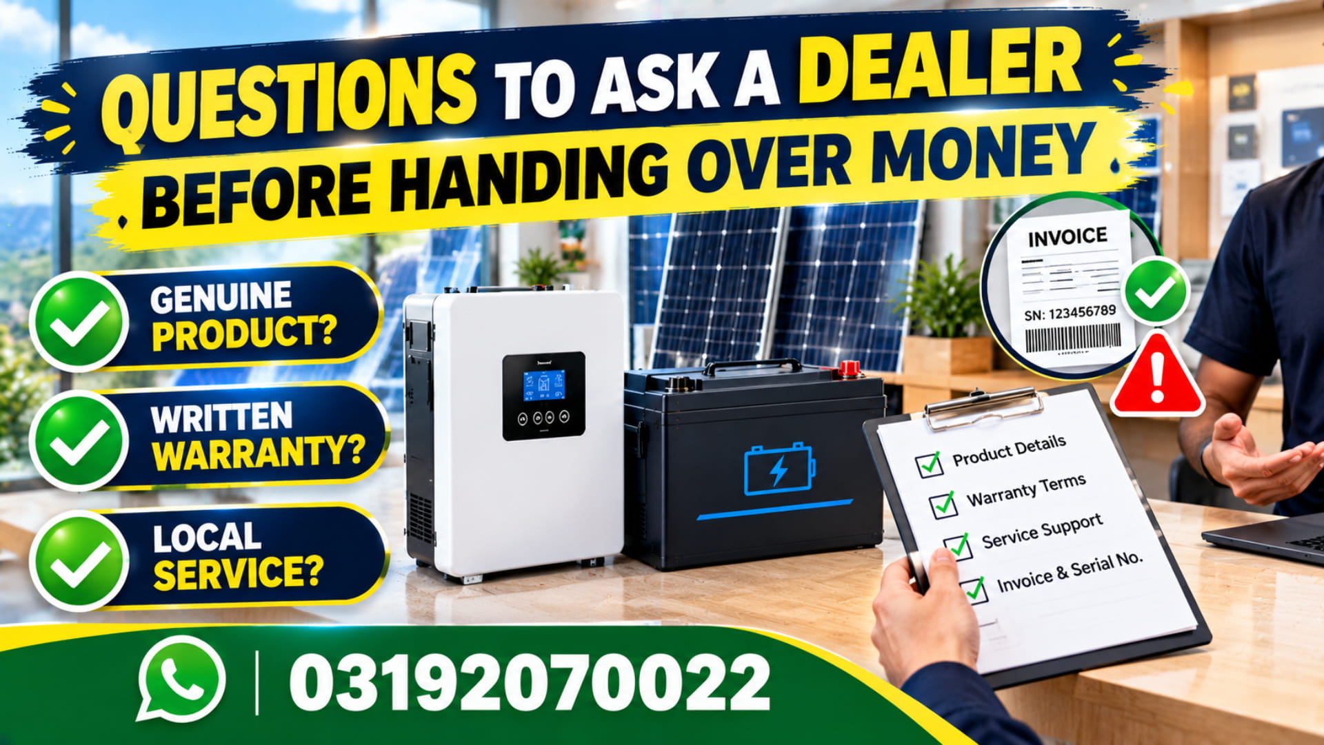 Questions to Ask a Dealer Before Handing Over Money